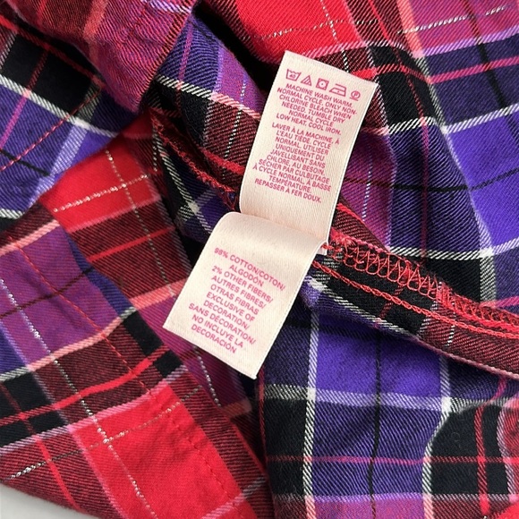 Victoria’s Secret Women’s Size Medium 2 Button Down Sleep Shirt Bundle Cotton - Picture 13 of 13